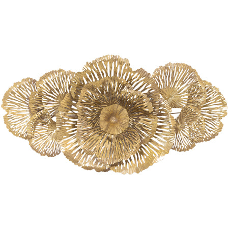 GOLD FLORA WALL ART
