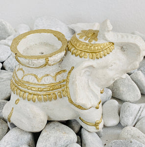 Elephant tea light / incense holder
