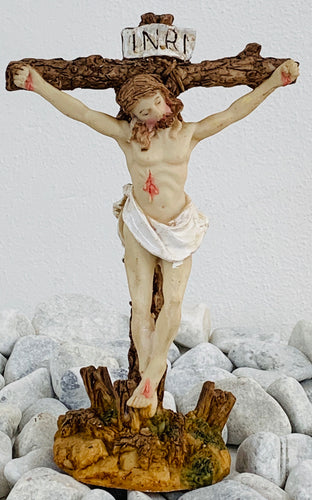 Jesus on cross on stand small