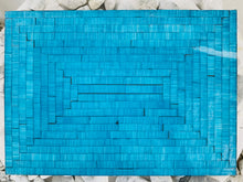 Load image into Gallery viewer, MOSAIC PLACEMAT set 8 AQUA