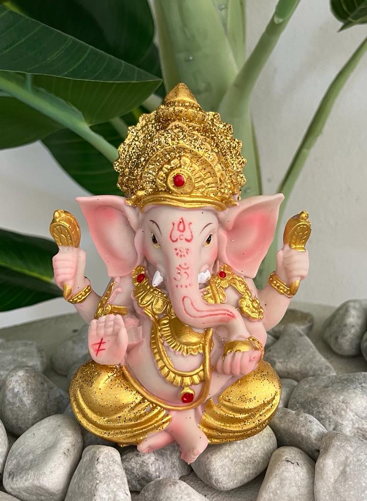 Blessing Ganesha Pink/Gold