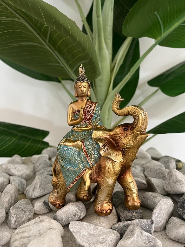 Thai Buddha On Elephant