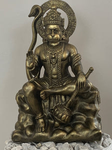 60cm Hanuman Sitting On Rock